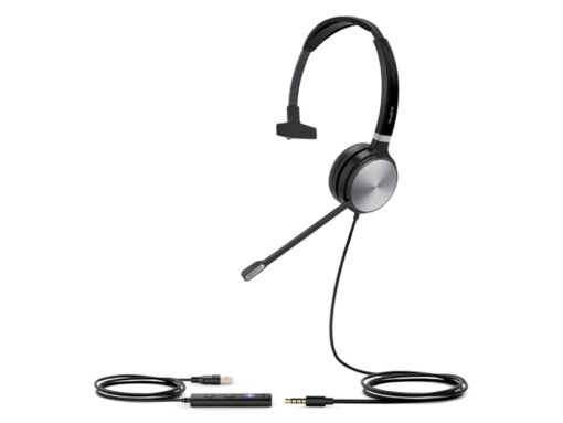 Yealink UH36 Mono Wideband Noise Cancelling Headset - USB / 3.5mm Connections, Designed for UC