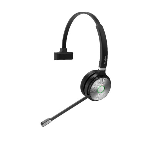 Yealink WH66 Mono UC DECT Wireless Headset With Touch Screen, Busylight On Headset, Leather Ear Cushions - Image 3