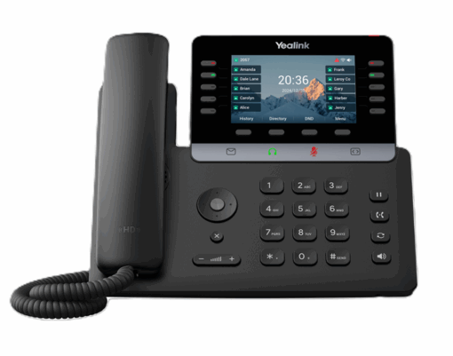 Yealink SIP-T74U IP Phone, 4.3" Color Display, 16 SIP Accounts, HD Voice, USB & PoE, Linux 6.1, TEE Encryption